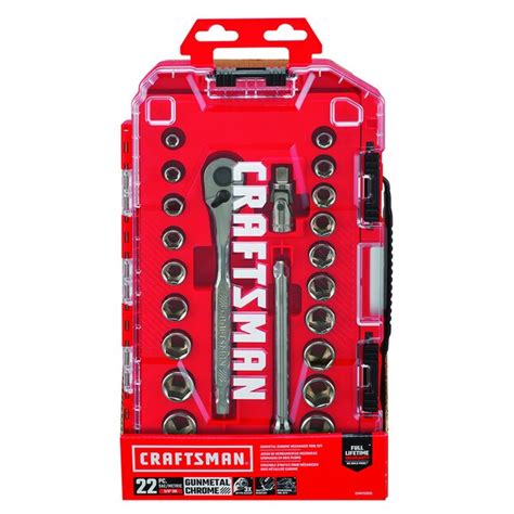CRAFTSMAN VERSASTACK 22 -Piece Standard (SAE) and Metric Mechanics Tool ...