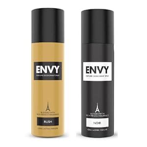 Buy ENVY Rush & Noir Deo Combo Set - 120ML Each (Pack of 2) | Long ...