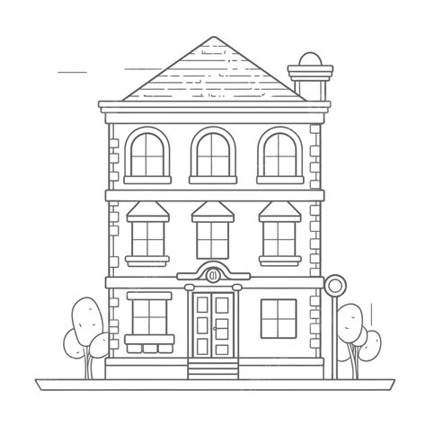 Building Line Art 的图像结果