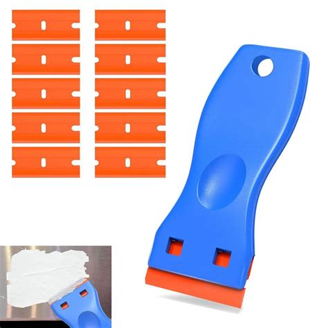 Cleaning Scraper Remover for Stickers,Plastic Scraper,Double Edged ...