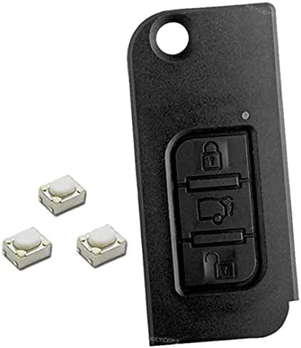 Keycept™ Compatible for Mahindra XUV 500 Key Shell/Pad/Case (Front only ...