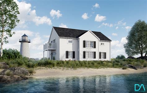 New England house - Project - Evermotion