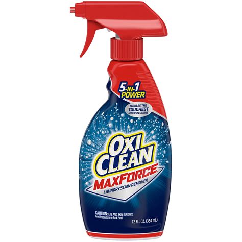 OxiClean MaxForce Laundry Stain Remover Spray, 12 Fl. oz. - Walmart.com ...