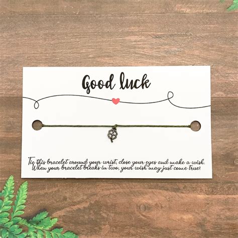 Good Luck Bracelet for Men, Good Luck Wish Bracelet, Good Luck for a ...