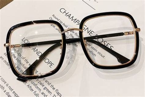 狂飙高启兰同款眼镜男女个性时尚防蓝光平光眼镜金属无框镜架超轻-阿里巴巴