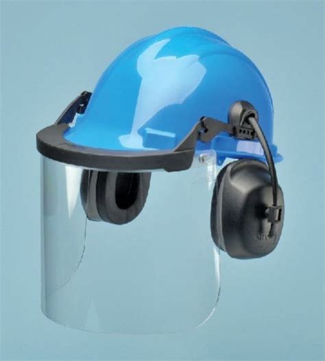 Safety Helmet With Shield & Ear Muffs Manufacturers and Suppliers from ...