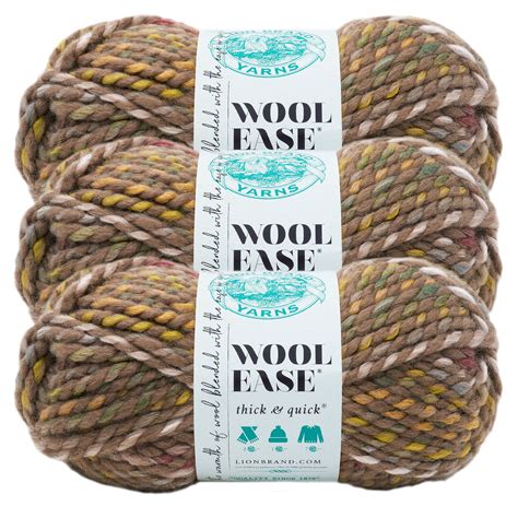 Lion Brand Yarn Super Bulky Acrylic Wool Blend Urban Camo Yarn, - Walmart.com