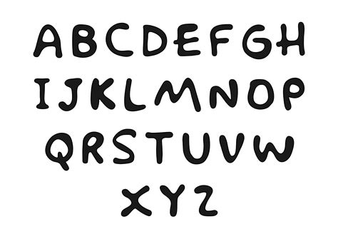 Cursive Letter N Stencil