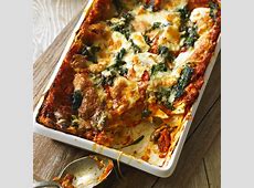 Tomato, Spinach and Three Cheese Lasagne   Woman And Home
