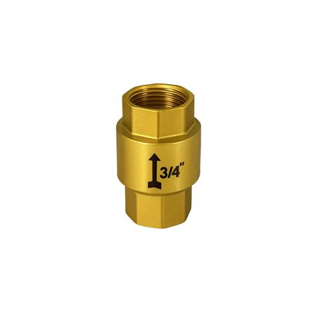 Viking Brass Check Valve Thread (1) 20mm (3/4"), Inner,Thread (2) 20mm ...