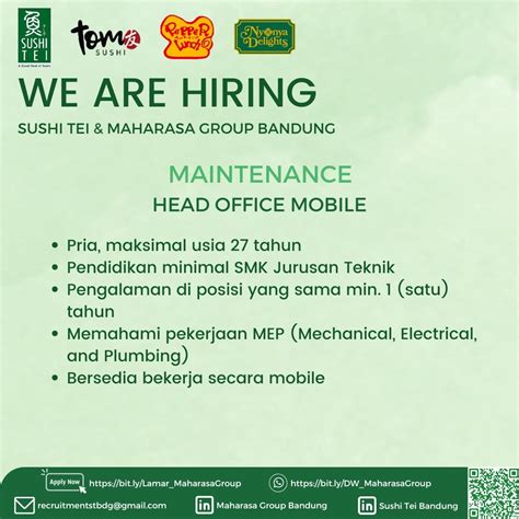 Official MahaRasa Career Bandung (@maharasa.career) • Instagram photos and videos