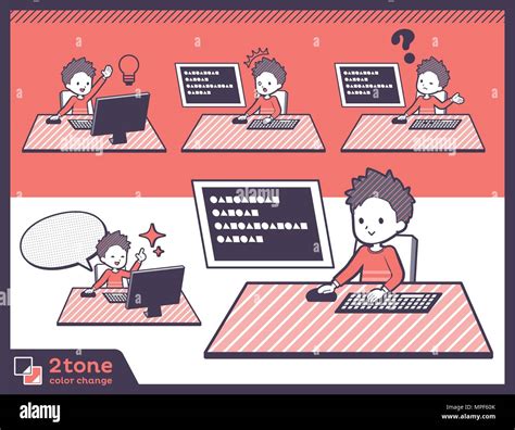 Computer Boy Drawing 的图像结果