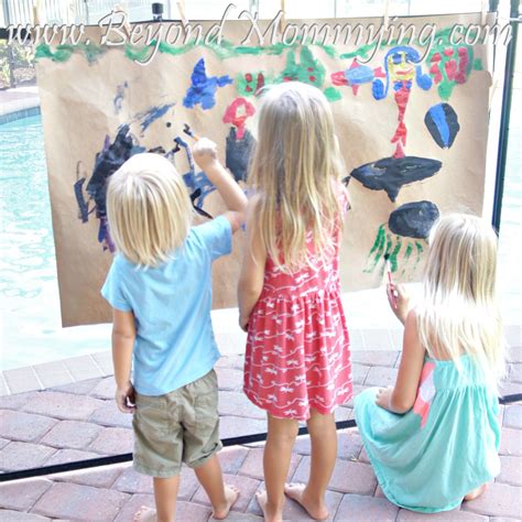 Easy Mural Painting with Kids