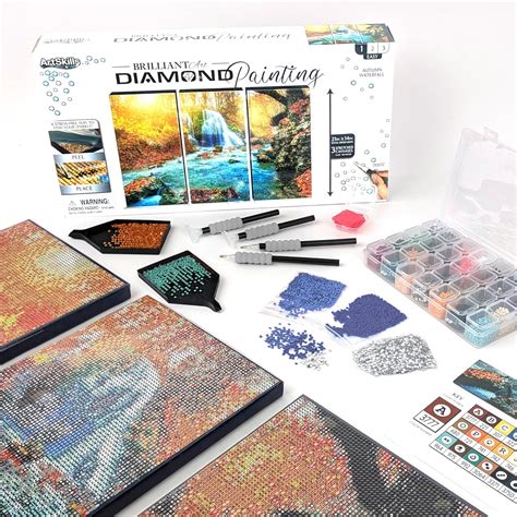 Amazon.com: ArtSkills Diamond Painting Kit, Diamond Art on Framed ...