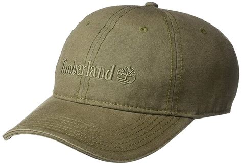 Buy Timberland Men's Cotton Canvas Baseball Cap, Grape Leaf/Flat Logo ...