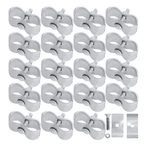 Dog Kennel Panel Clamps Chain Link Fence Clamps 1-3/8’’ Fence Parts (20 ...