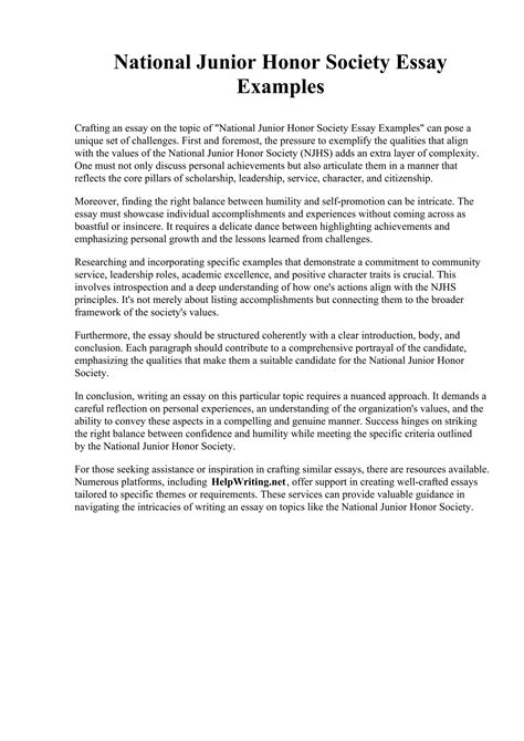 National Junior Honor Society Essay Examples.pdf