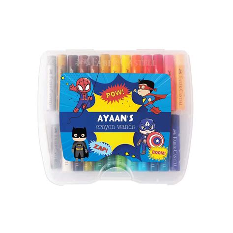 Shop Personalized Crayon Packs for Kids: Add a Fun, Custom Touch to Art ...