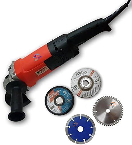 Tools Centre 125mm Angle Grinder 1400W Water Proof Machine With Free 5 ...