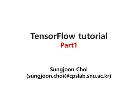 Image result for Tensorflow in Python Tutorial