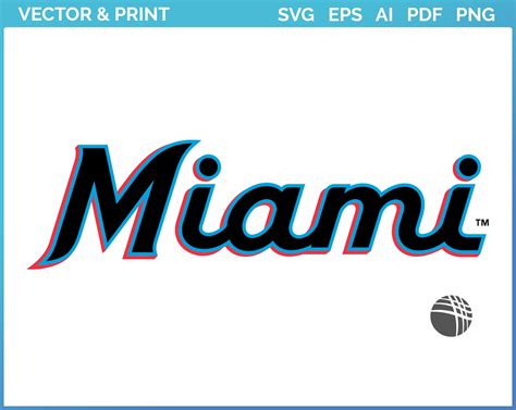 Miami Marlins - Wordmark Logo (2019) - Baseball Sports Vector SVG Logo ...