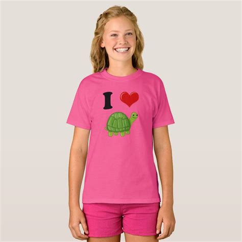 I Love Turtle T-shirt | Shirts for girls, Toddler tops, Shirt designs