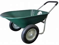 Image result for Wheelbarrow with Two Wheels
