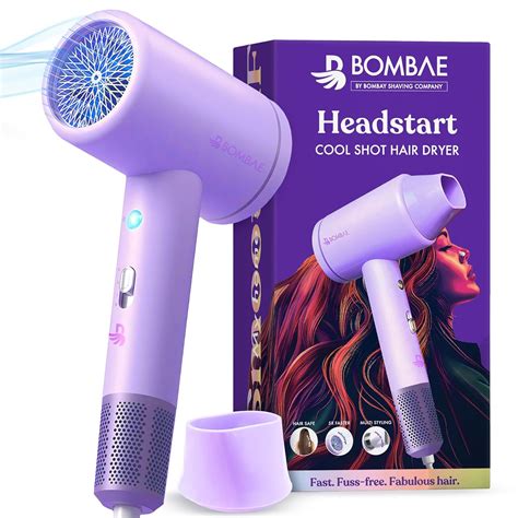 Bombae Ionic Hair Dryer | 1600 Watts | Cool Air Setting | Cool Shot ...