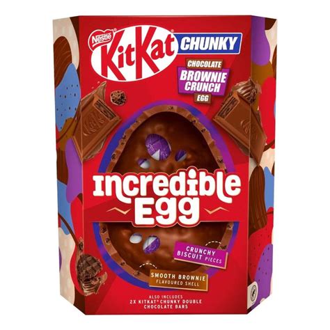 KitKat Chunky Crunchy Brownie Chocolate Incredible Egg | Partyking