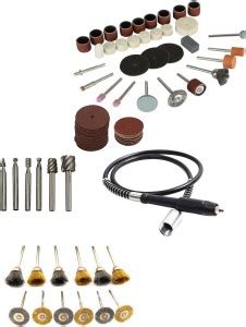 Digital Craft 105Pc Rotary Tool Set Grinder Shaft 6pc HSS Rotary Burs ...