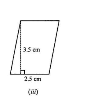 please click on the photo and tell me the area of this parallelogram ...