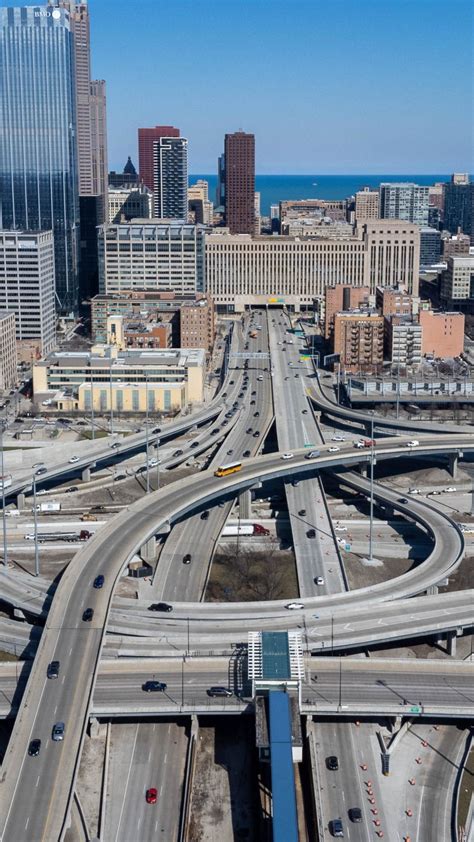 The Jane M. Byrne Interchange in Chicago, Illinois - backiee