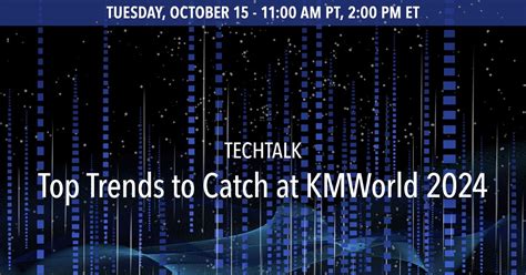 KMWorld - the only magazine, website and conference dedicated to news, trends and case studies in knowledge management, content management and document management.