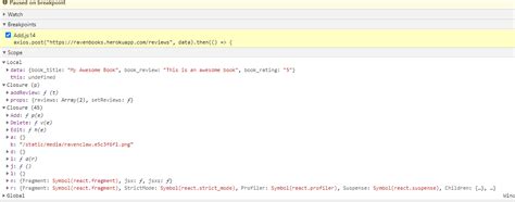 Debugging JavaScript 的图像结果