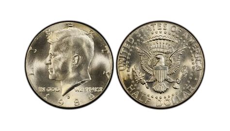 1986 Half Dollar Value – Kennedy & Statue of Liberty Coins Price Guide