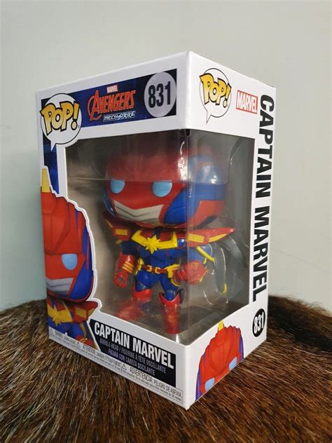 Funko POP! Marvel Avengers Mech Strike #831 CAPTAIN MARVEL | eBay