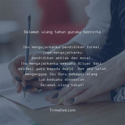 ucapan ulang tahun untuk guru