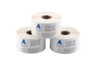 ACCUTRAC 50mm X 50mm Barcode Chromo Paper Labels Stickers (Pack of 3 ...