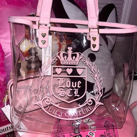 Juicy Couture x Stoney Clover Pink Tote 🎀 | Juicy couture bags, Juicy ...
