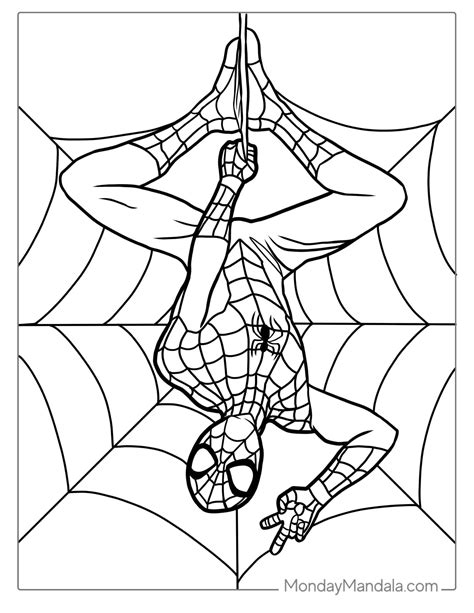 Printable Easy Spiderman Coloring Pages - Educational Printable Activities