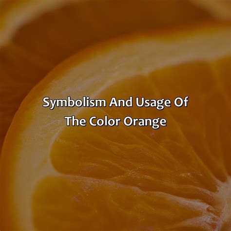 What Does Orange Mean In Design at Dylan Trouton blog