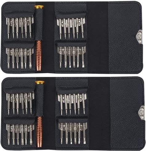 2 Sets of 25 in 1 Mini Screwdriver Set, Precision Screwdriver Set Magnetic, Precision ...