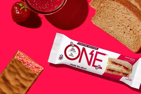 One Brands' delicious and limited Peanut Butter and Jelly One Bar