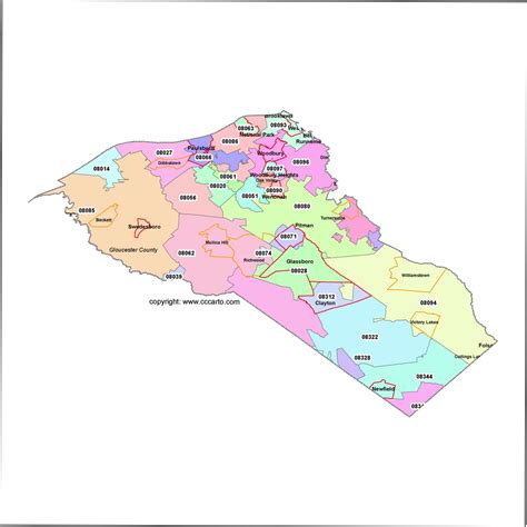 Gloucester County Municipal Map MASTER PLAN