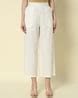 Buy Off White Pants for Women by FIORRA Online | Ajio.com