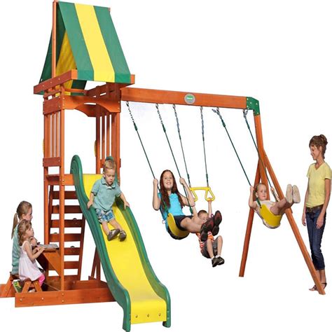 Backyard Discovery Sunnydale Wooden Play Tower — Toycra