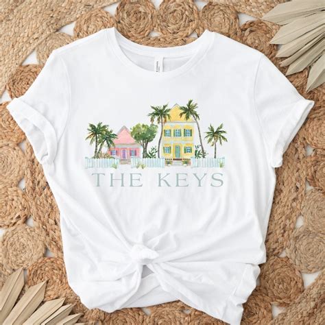 The ORIGINAL “THE KEYS” Beach House Shirt / Florida Keys Tee / Fl Keys ...