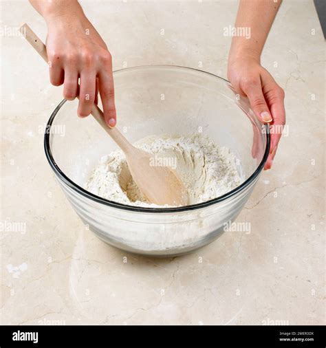 Make A Bowl Of Flour In The Well