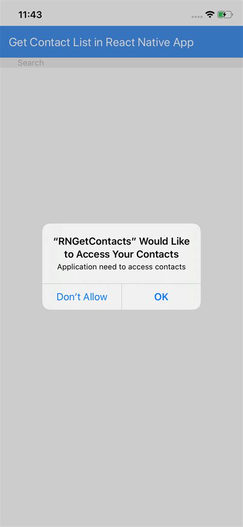 Image result for Contacts App Using React Native