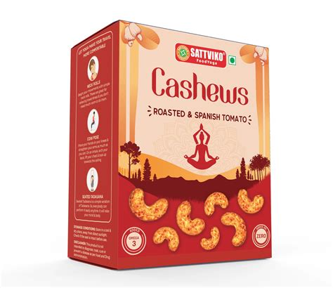 Sattviko Roasted Tomato Cashews with Omega 3